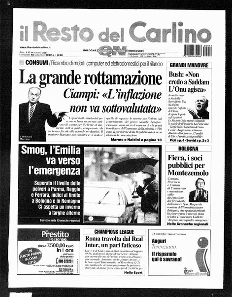 Il Resto del Carlino : giornale dell'Emilia